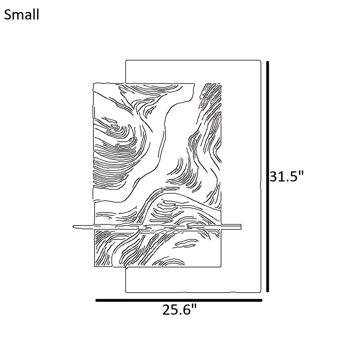 Modern Abstract LED Wall Light / Ruchi