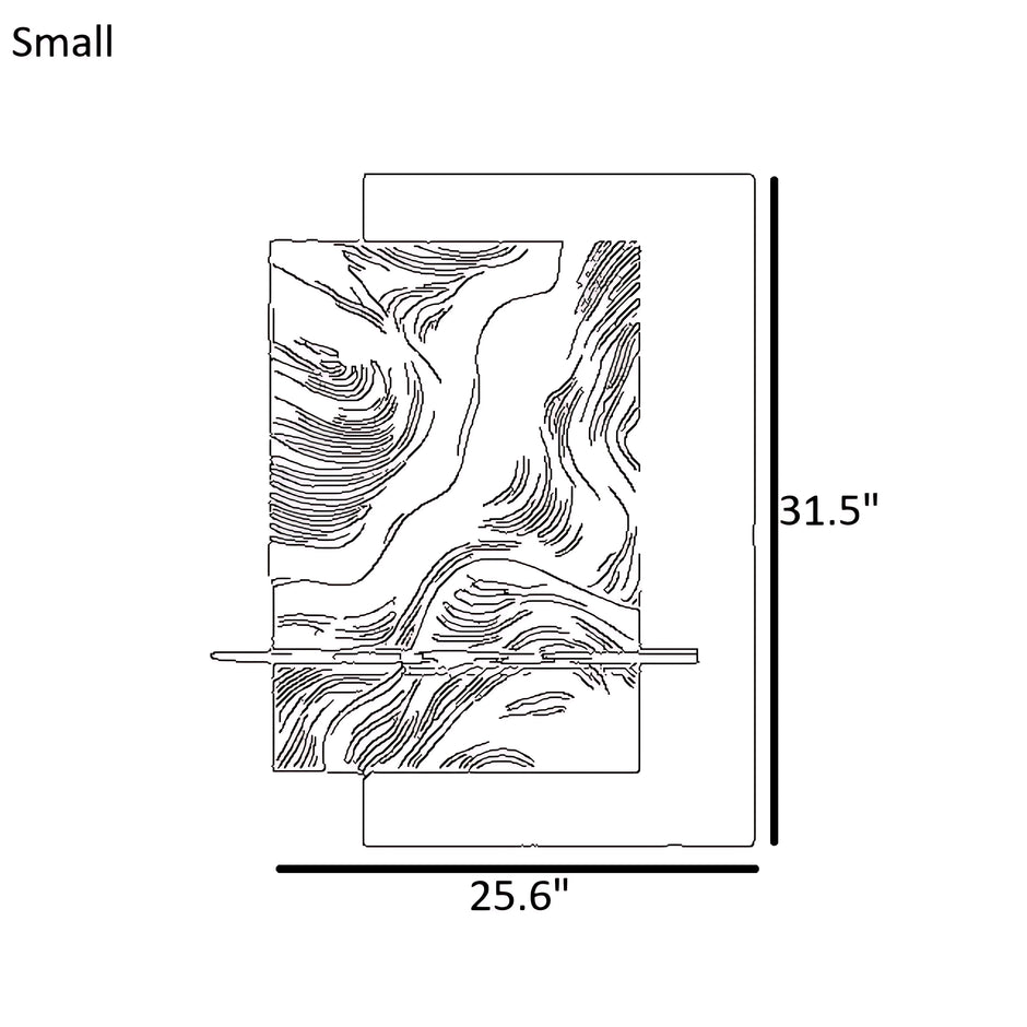 Modern Abstract LED Wall Light / Ruchi