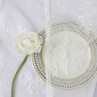 Elegant Floral Design Lace Sheer Polyester Curtain / Ruchi
