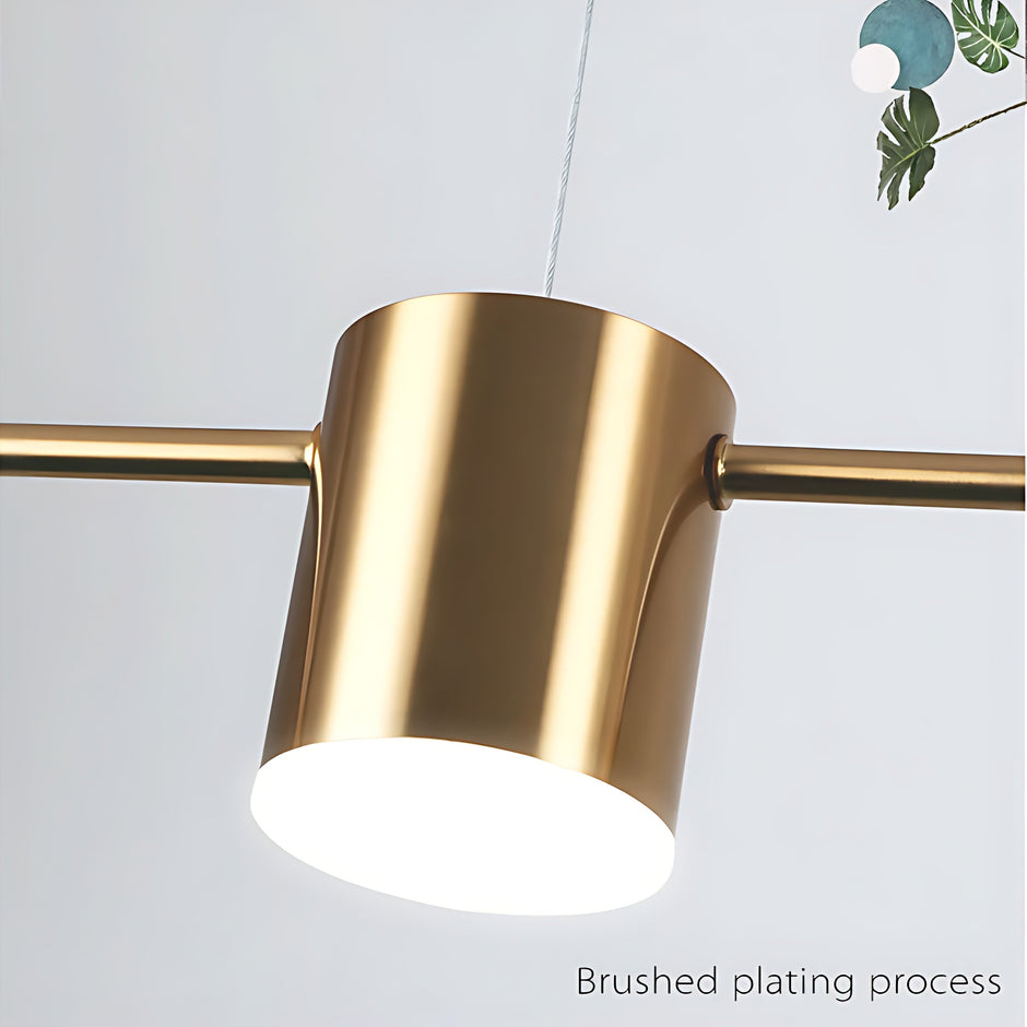 Modern Minimalist LED Linear Pendant Light Chandelier / Ruchi