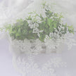 Elegant Floral Design Lace Sheer Polyester Curtain / Ruchi