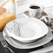 30 Piece Porcelain Ceramic Dinnerware Set For 6 / Ruchi