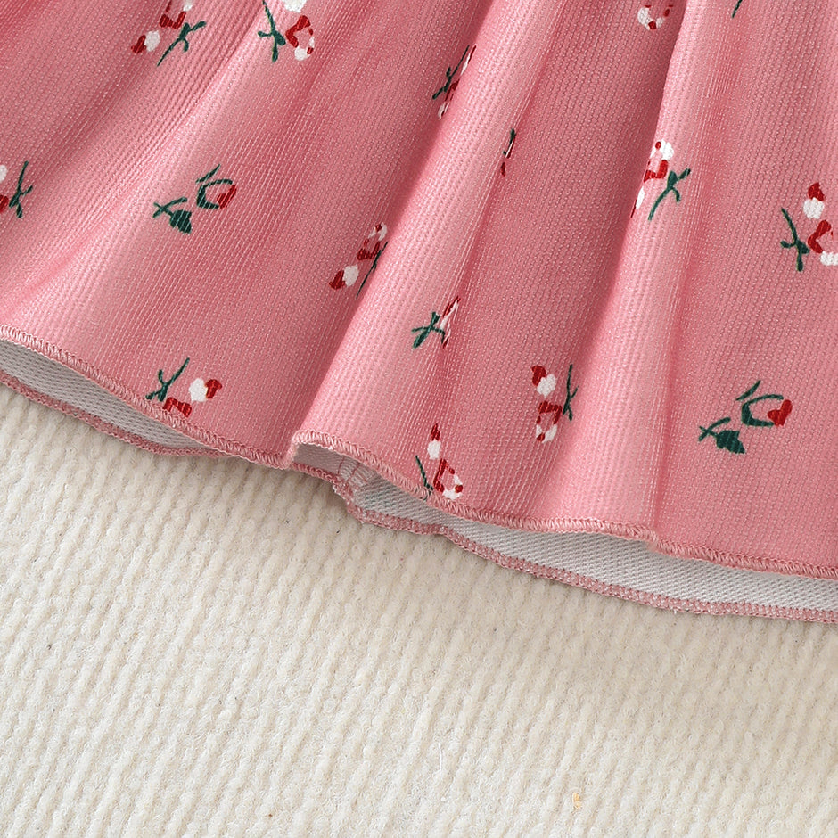 Baby Girl's Cute Cotton Polyester Dress Set / Ruchi