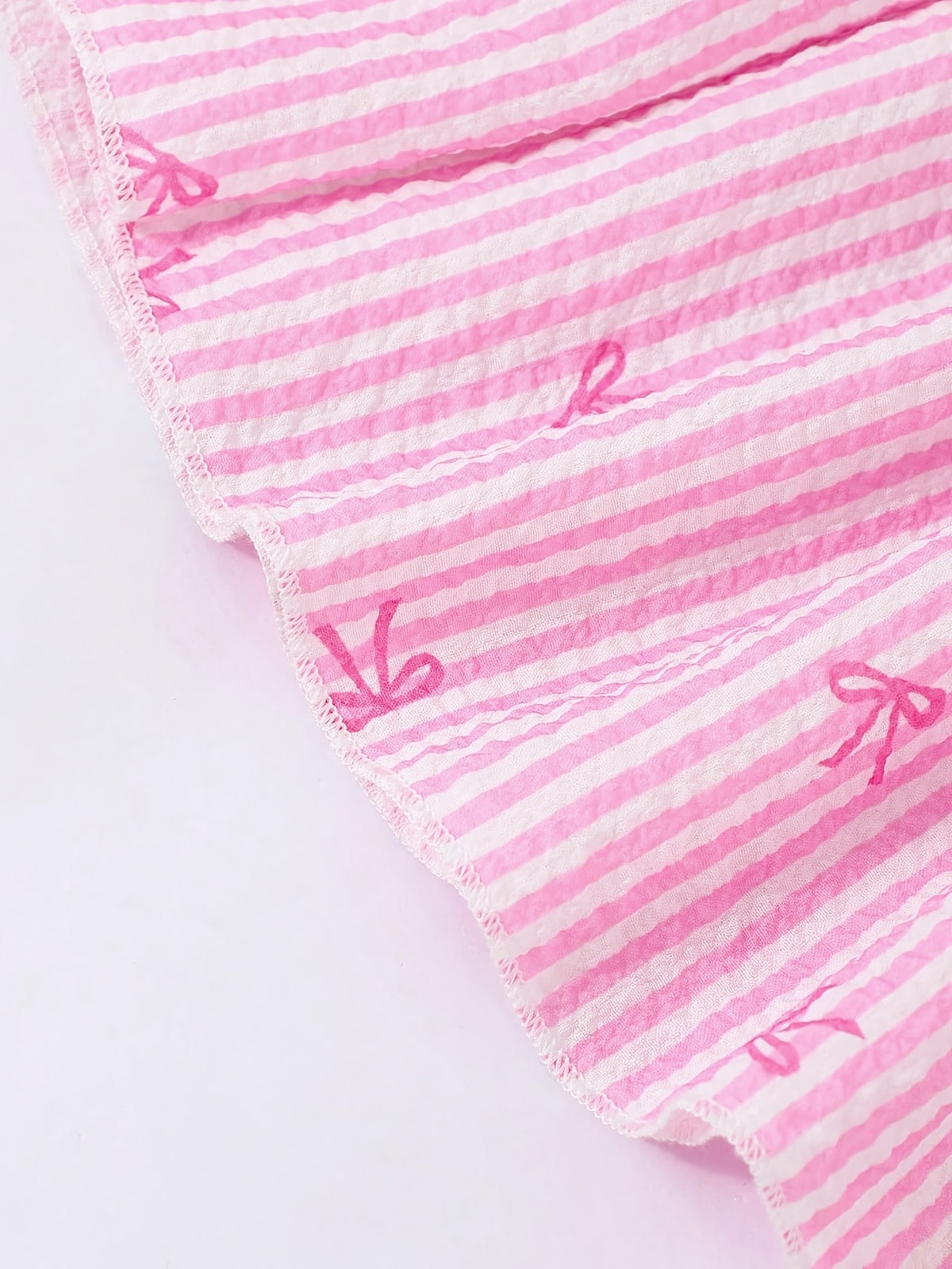 Striped Polyester Halter Top And Pant Set For Girls / Ruchi