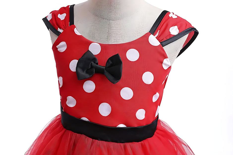 Fancy Polka Dots Baby Girls Party Dress