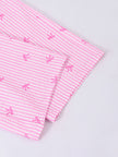 Striped Polyester Halter Top And Pant Set For Girls / Ruchi