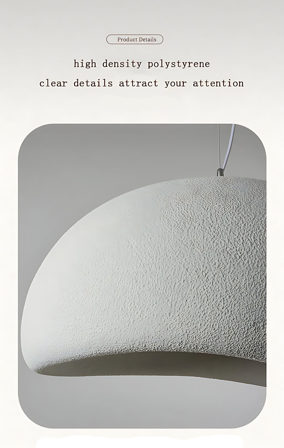 Modern LED Hanging Lamp Pendant Light / Ruchi