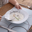 30 Piece Porcelain Ceramic Dinnerware Set For 6 / Ruchi