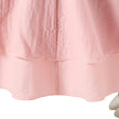 Girls Elegant Tiered Polyester Dress With Bow Straps / Ruchi