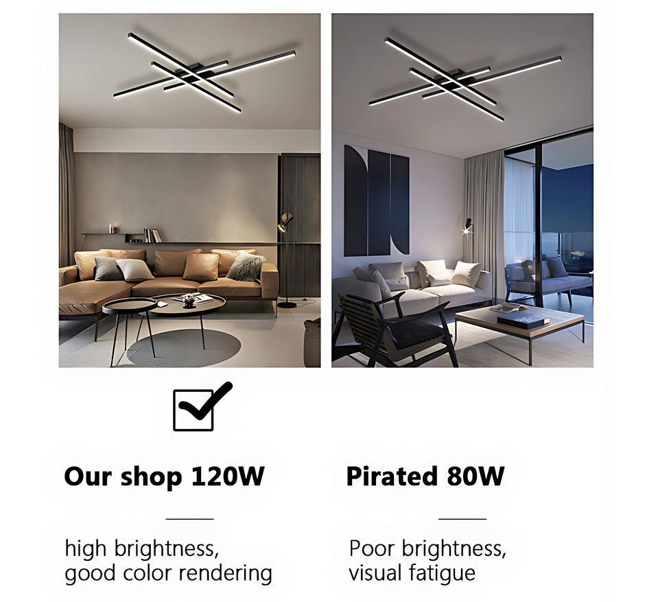 Remote Control Flush Mount LED Ceiling Light / Ruchi