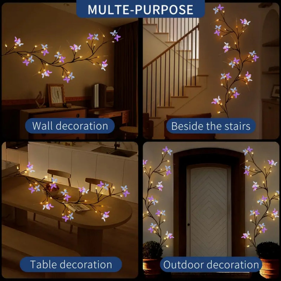 Remote Control Butterfly USB Wall Light /  Ruchi 