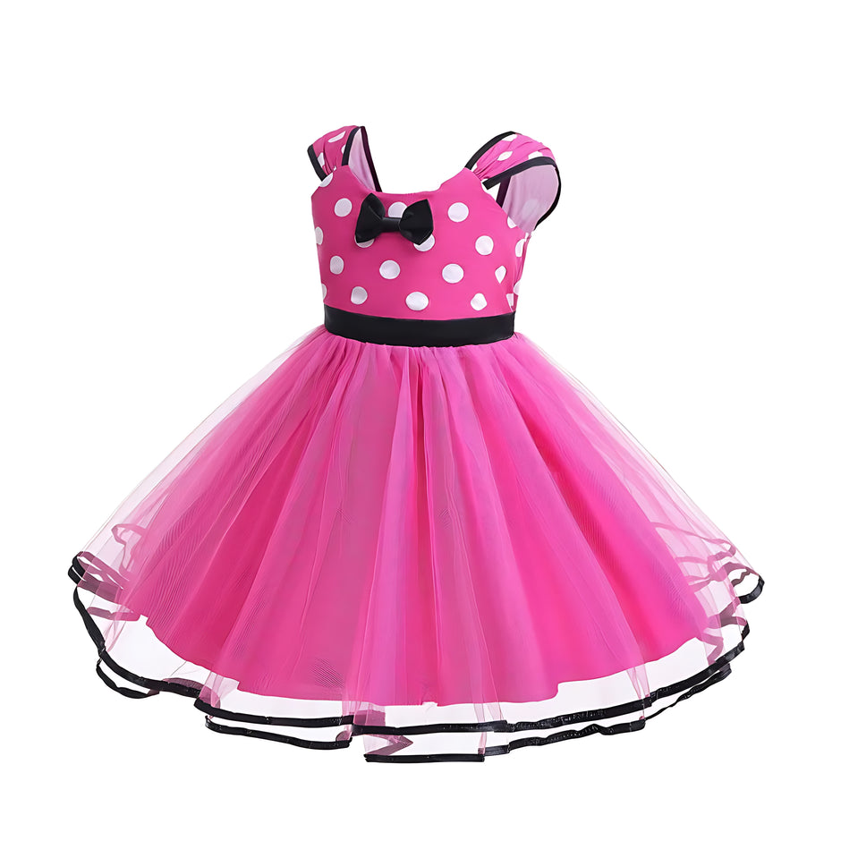 Fancy Polka Dots Baby Girls Party Dress / Ruchi