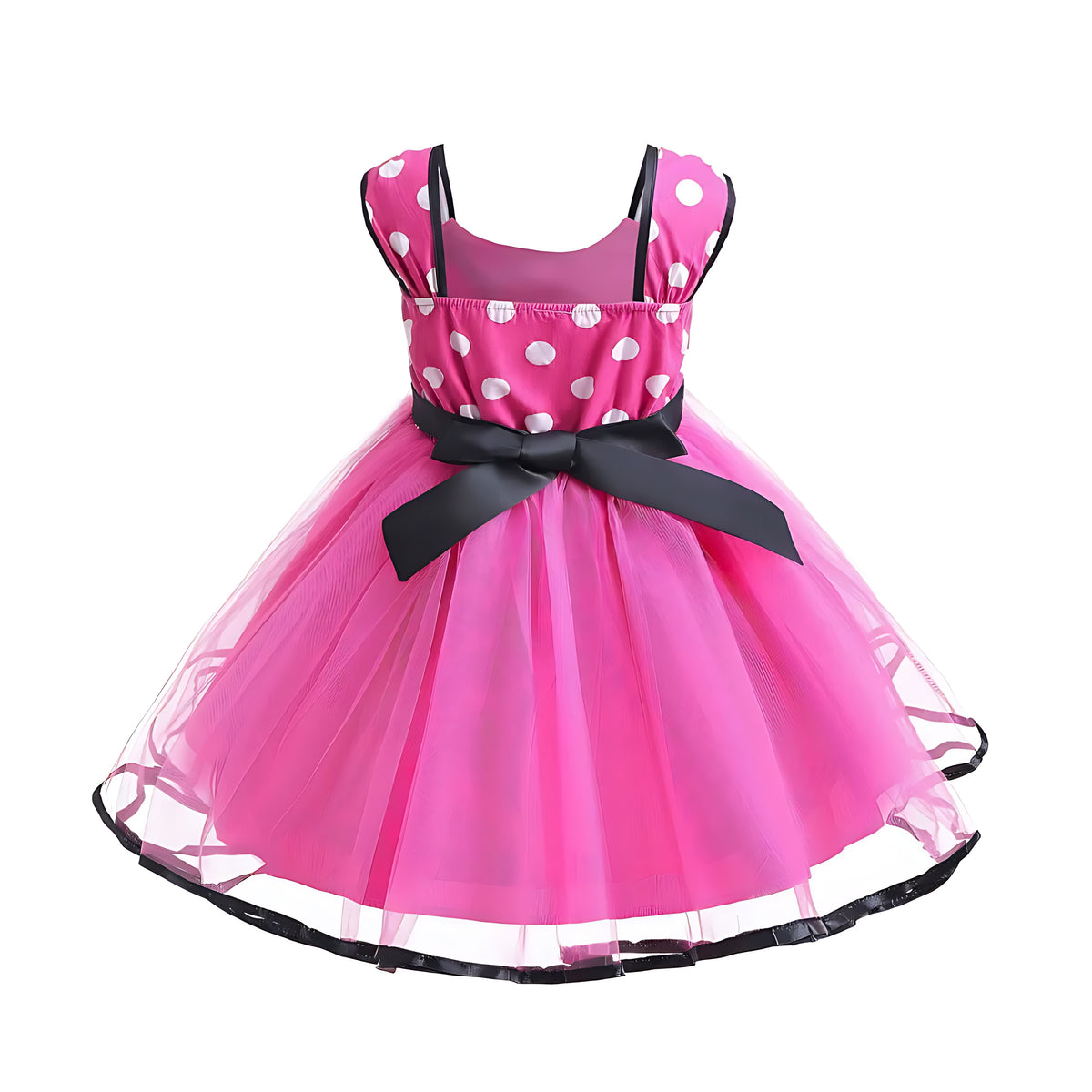 Fancy Polka Dots Baby Girls Party Dress / Ruchi