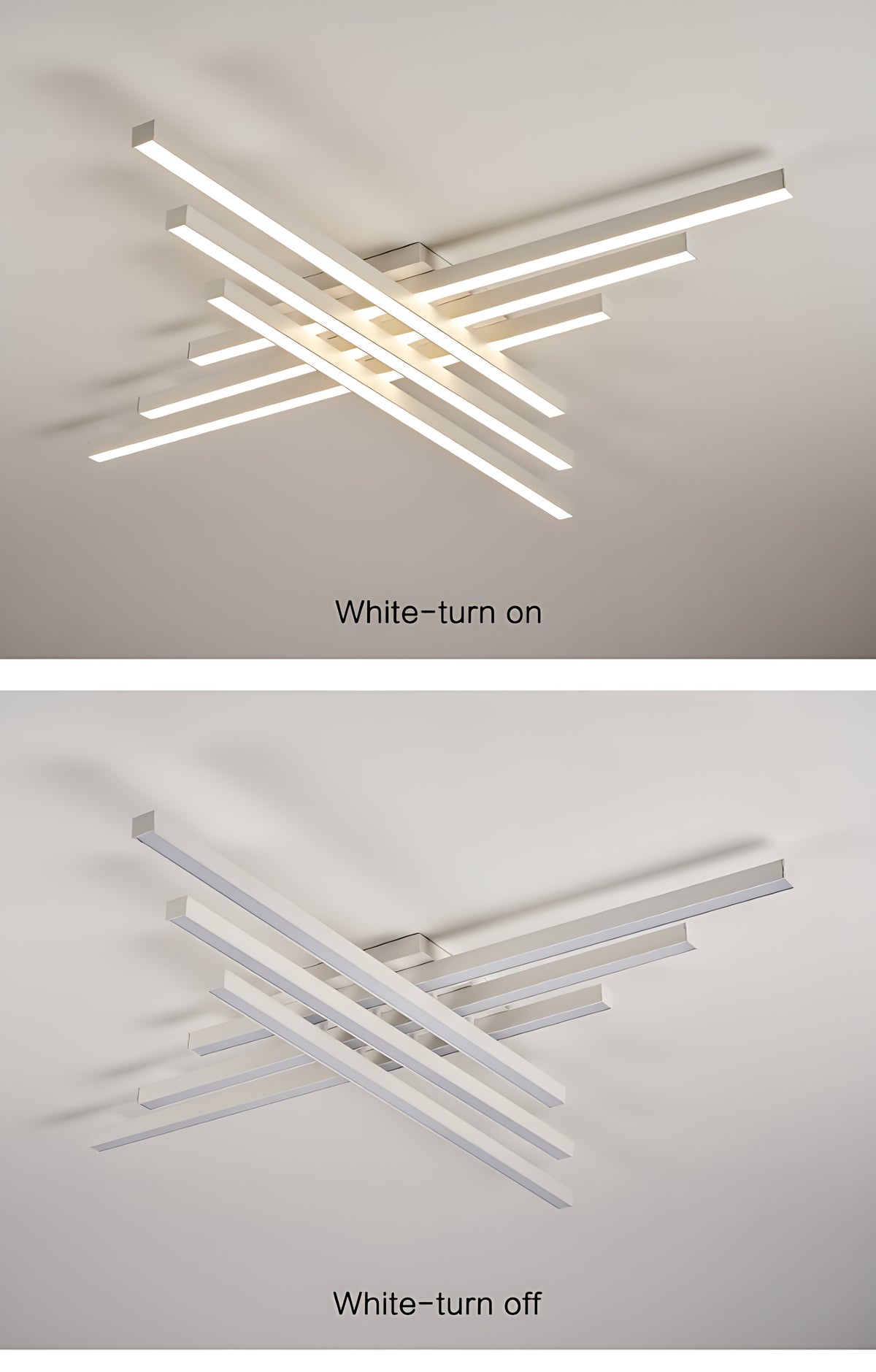 Remote Control Flush Mount LED Ceiling Light / Ruchi