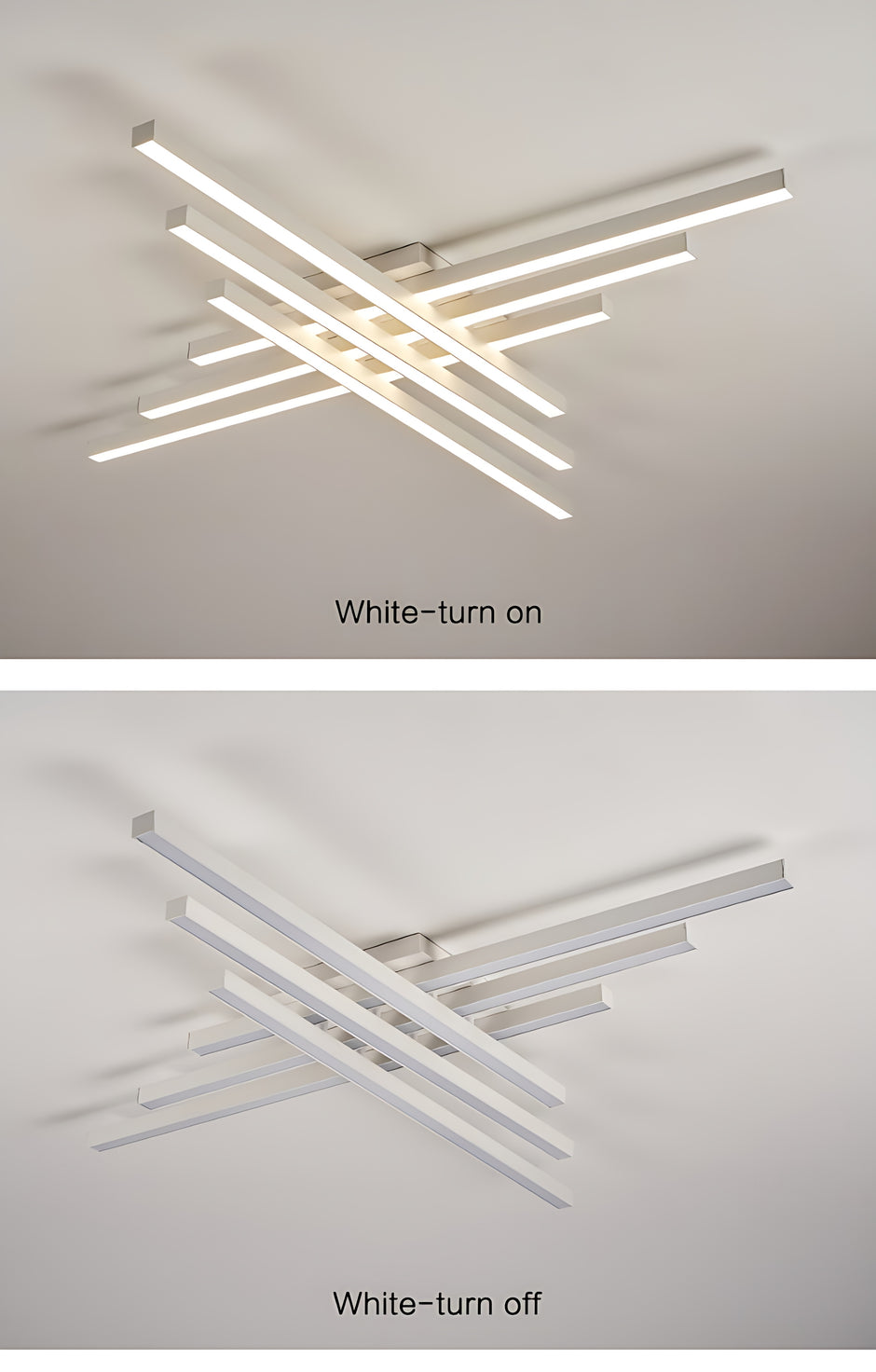Remote Control Flush Mount LED Ceiling Light / Ruchi