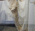 European Style Luxury Embroidered Polyester Sheer Curtain / Ruchi
