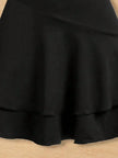 Girls Halter Neck Tiered Skater Polyester Dress / Ruchi