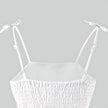 Girls Elegant Tiered Polyester Dress With Bow Straps / Ruchi