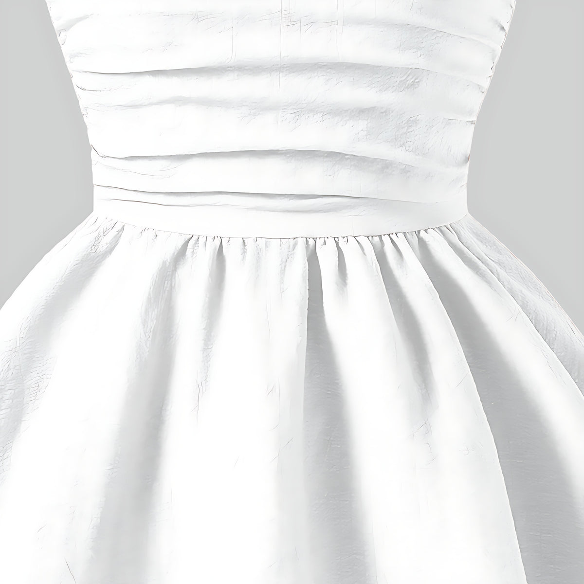 Girls Elegant Tiered Polyester Dress With Bow Straps / Ruchi