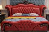 Royal European Leather Bed