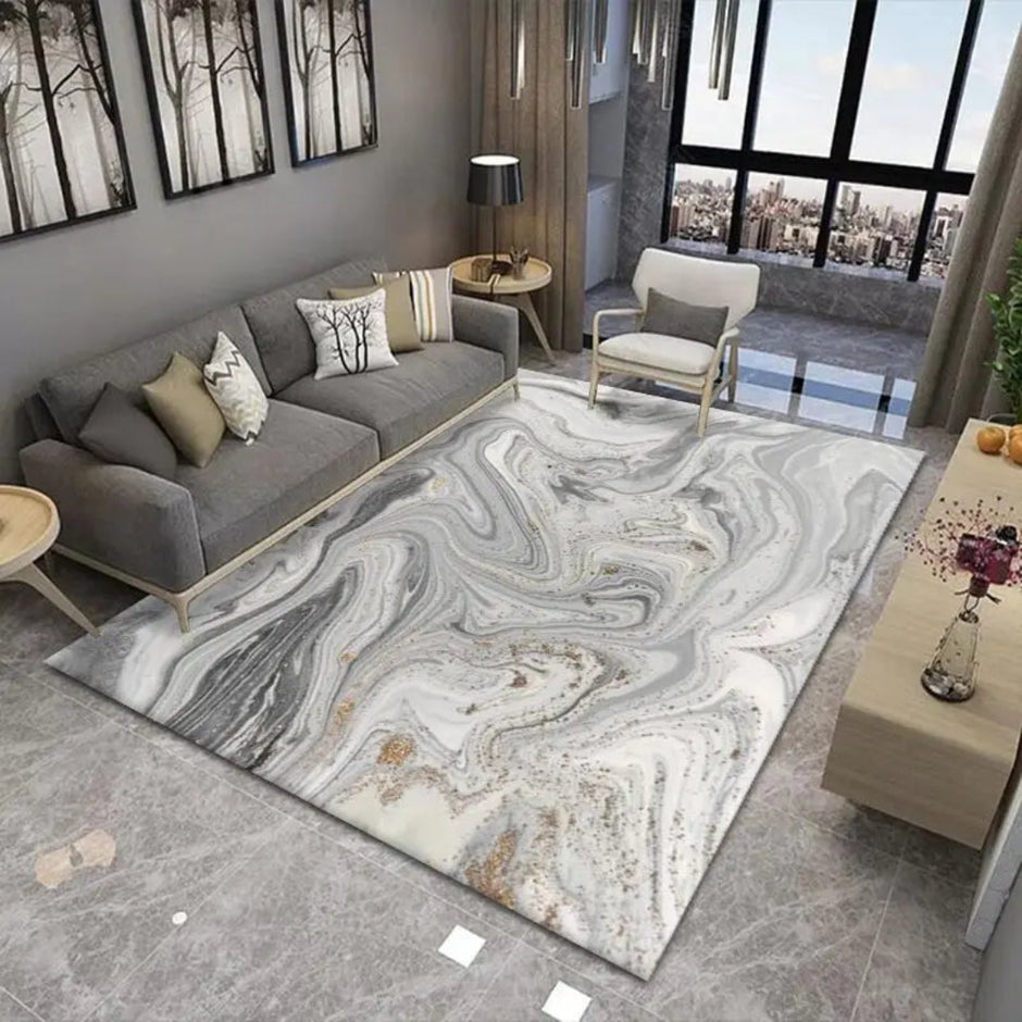Elegant Abstract Anti-Slip Rug / Ruchi