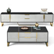 Elegant Wooden Coffee Table And TV Stand Set / Ruchi
