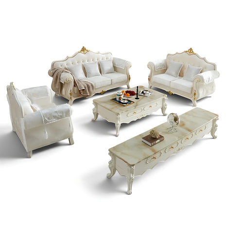 European Velvet Fabric Sofa Set / Ruchi