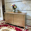 European Wooden Buffet Table With Drawers / Ruchi
