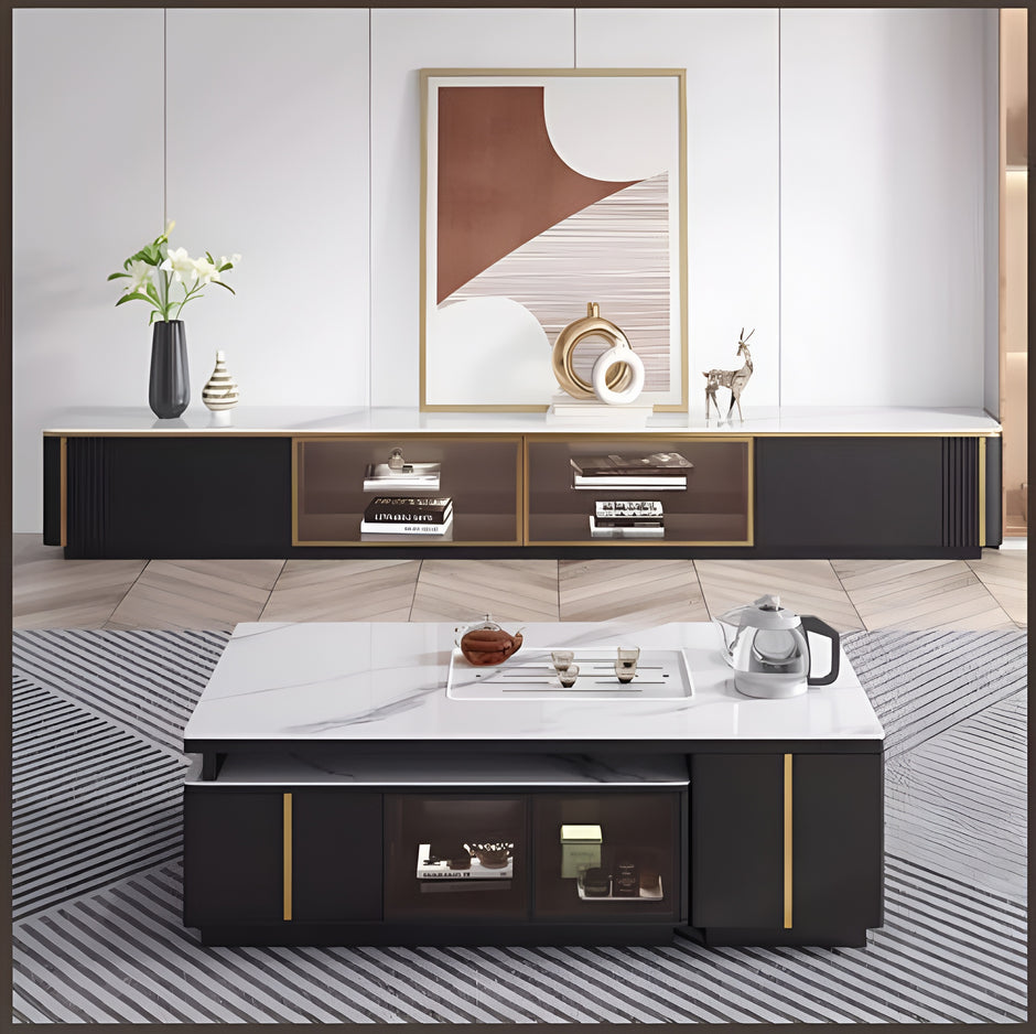 Extendable Coffee Table With TV Stand / Ruchi 