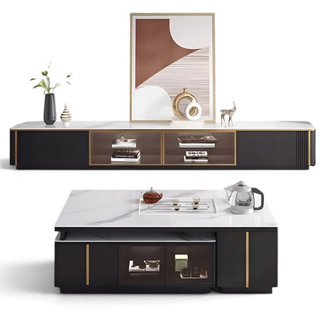 Extendable Coffee Table With TV Stand / Ruchi