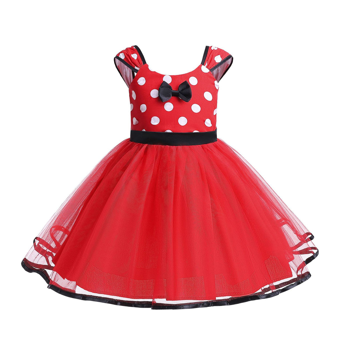 Fancy Polka Dots Baby Girls Party Dress / Ruchi
