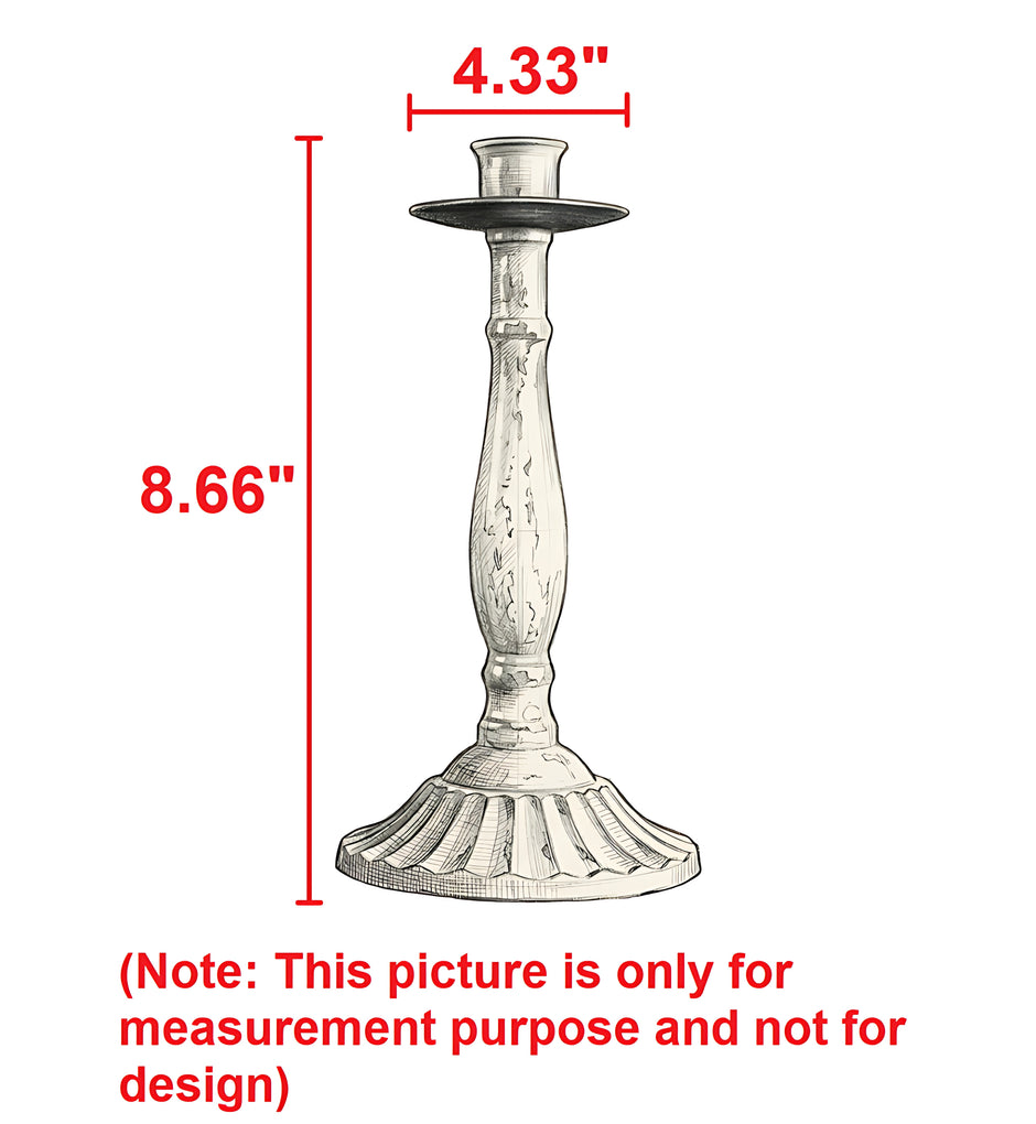 European Style Metal Candlestick Candle Holder / Ruchi