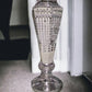Tall White Trumpet Ceramic Vase / Ruchi