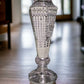 Tall White Trumpet Ceramic Vase / Ruchi