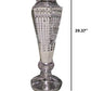 Contemporay Trumpet Design Tall White Ceramic Flower Vase / Ruchi