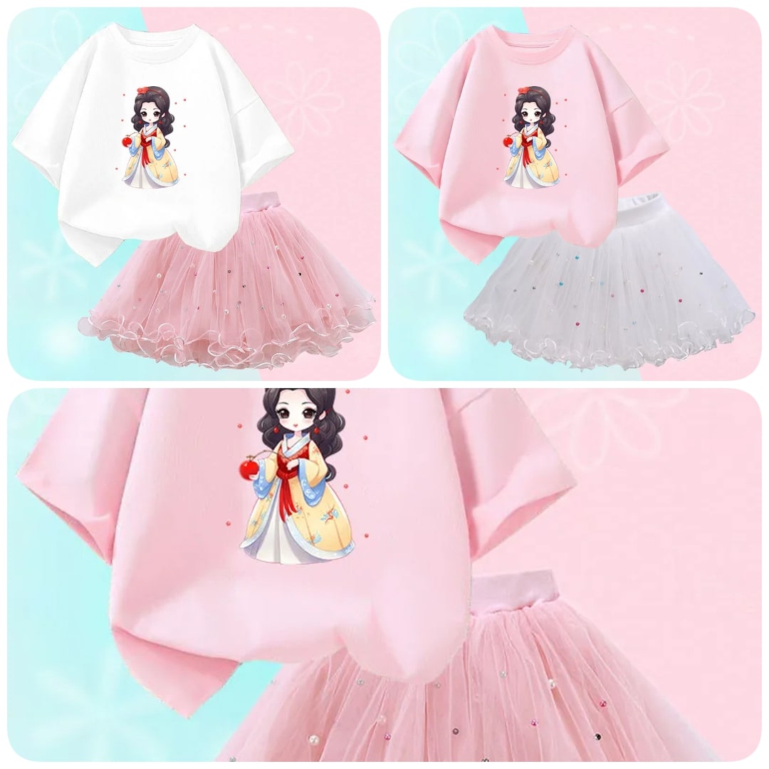 Fashionable Printed Top Kids Dress / Ruchi