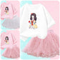 Fashionable Printed Top Kids Dress / Ruchi
