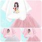Fashionable Printed Top Kids Dress / Ruchi