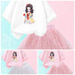 Modern Elegant Little Girl Figurine Style Girls Dresses / Ruchi