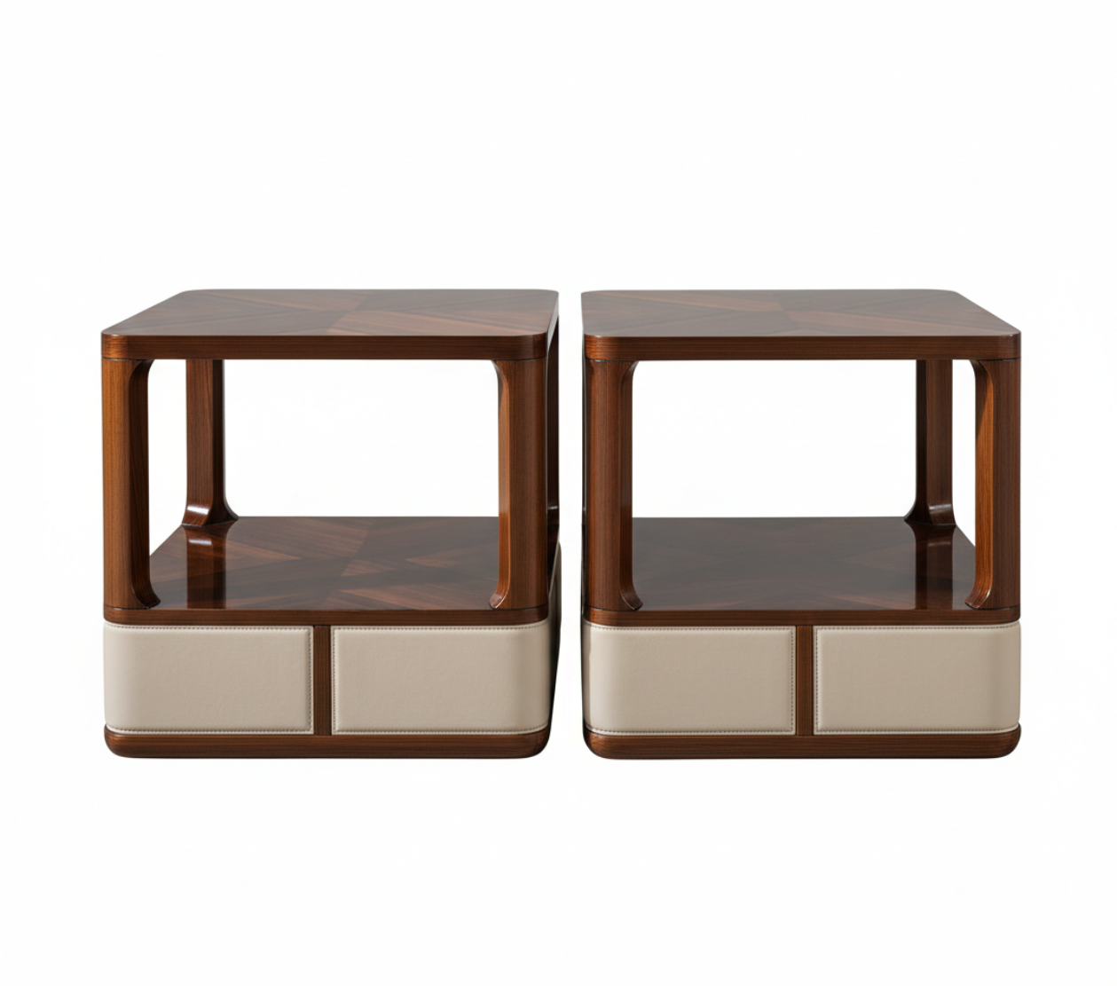 2 Piece Side Tables With Storage / Ruchi