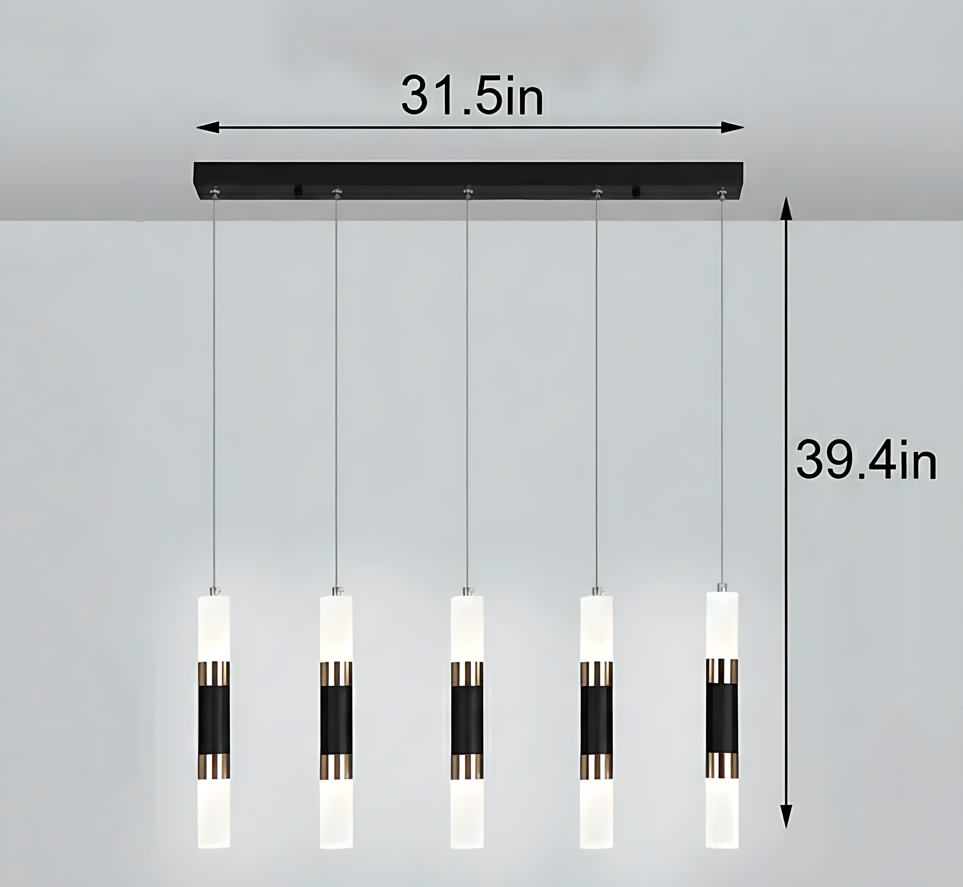 Modern Parallel Design LED Pendant Light / Ruchi