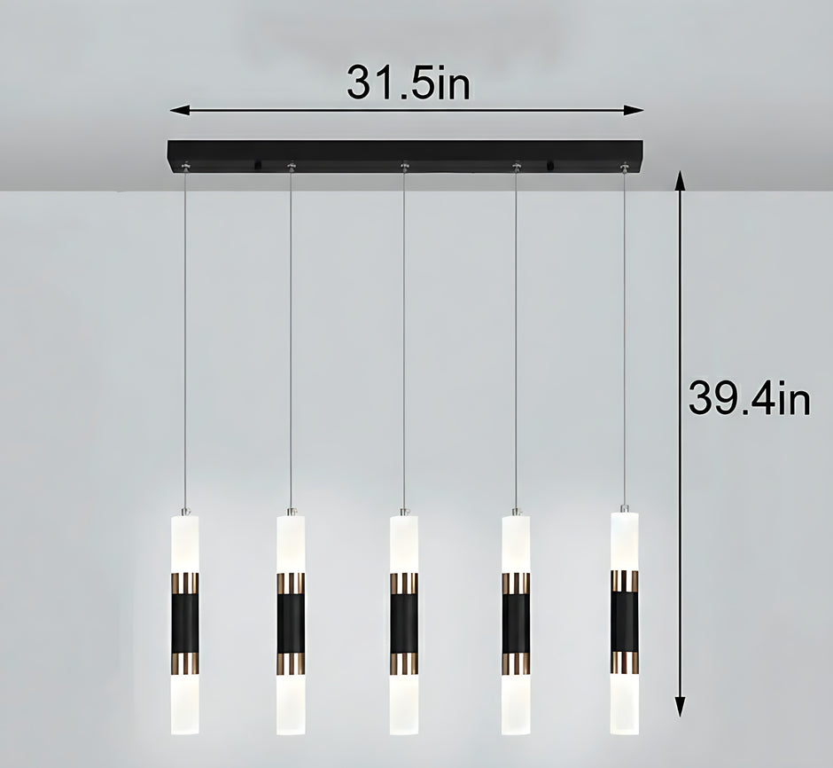 Modern Parallel Design LED Pendant Light / Ruchi