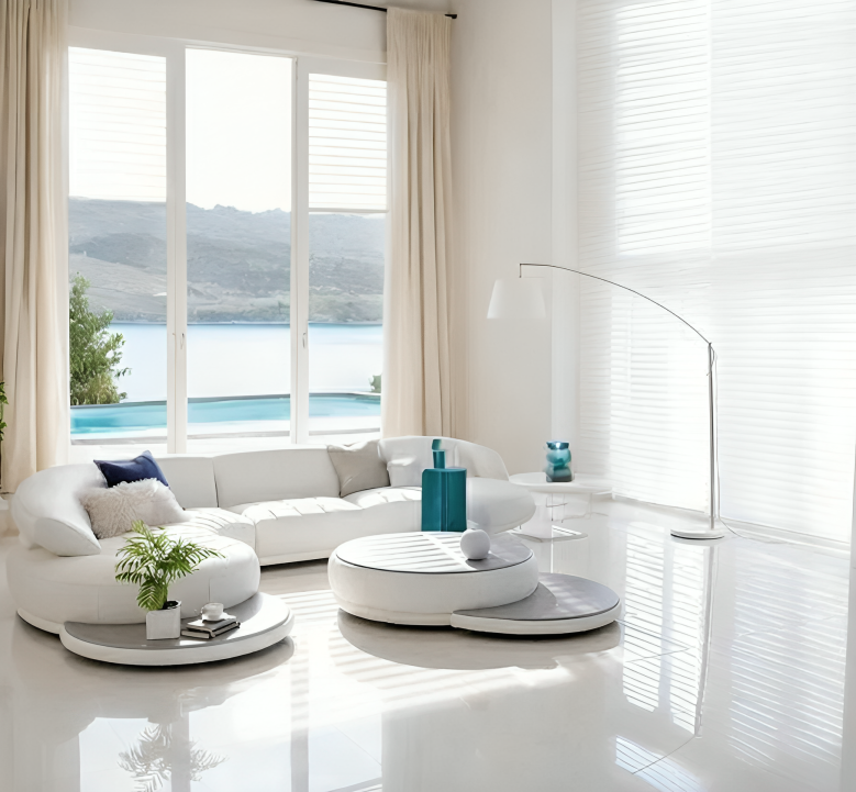 Genuine Leather Sectional Sofa With Chaise / Ruchi