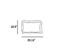 Cotton Round Bedsheet Skirt And Pillowcases