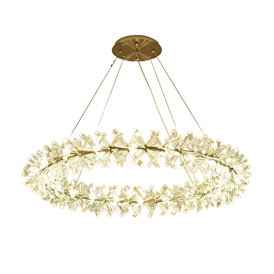 Luxury LED Crystal Chandelier Lamp / Ruchi