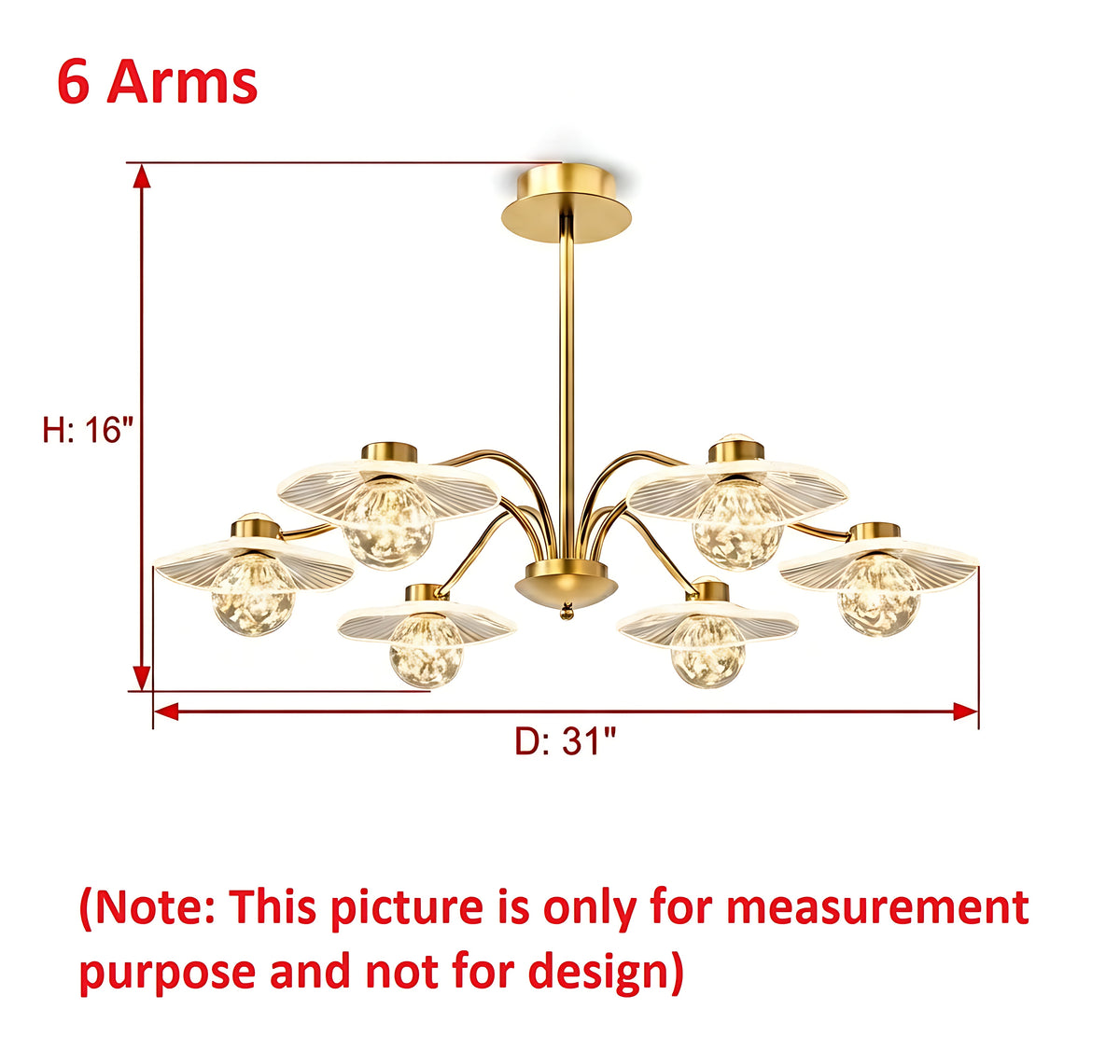 Modern Glass Ball Ceiling LED Chandelier / Ruchi