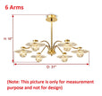 Modern Glass Ball Ceiling LED Chandelier / Ruchi