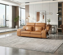 Power Recliner Leather LED Sofa Set / Ruchi