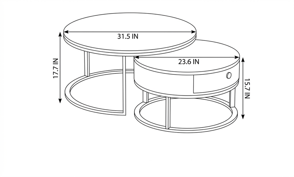 Modern Leather Circular Sofa Set / Ruchi