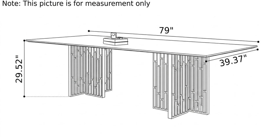 Rectangular Marble Modern Dining Table Set / Ruchi